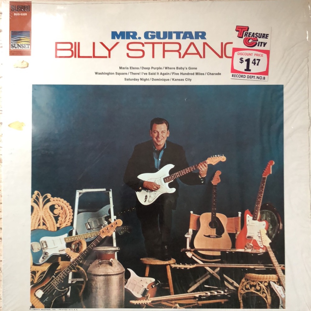 Billy Strange Mr. Guitar Vinyl Lp '68